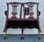 Vintage Carved Mahogany Settee Chippendale Style Ball & Claw Feet For Sale - Image 16 of 16
