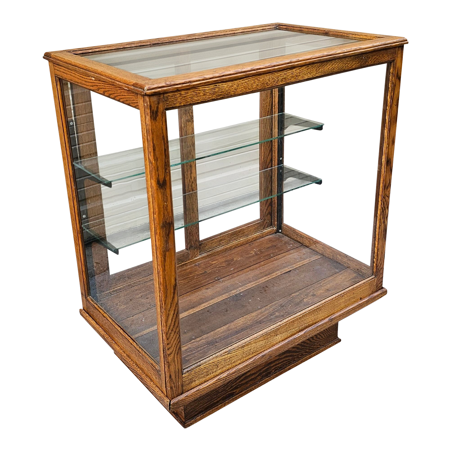 antique-oak-store-display-case