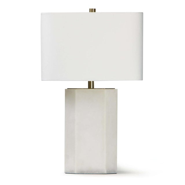 2020s Regina Andrew Grace Alabaster Table Lamp For Sale - Image 5 of 5