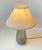 1920s Art Deco Grey Ice Flower Glass Table Lamp by Jacob E. Bang for Holmegaard, 1920s For Sale - Image 5 of 14