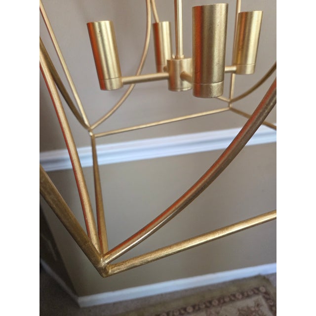 Metal Kate Spade for Visual Comfort Cavanagh Chandelier For Sale - Image 7 of 8