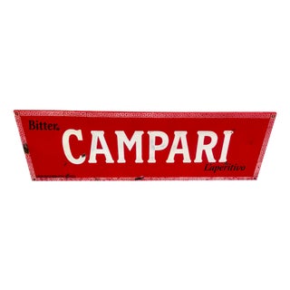 Vintage Campari Sign, 1980s For Sale
