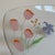 Mid-Century Modern Mid-20th Century Dorothy Thorpe Curved Glass Floral Serving Platter For Sale - Image 3 of 8