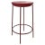 Lace Burgundy 60 High Table by Mowee For Sale - Image 9 of 9