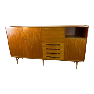 1960s Danish Mid-Century Modern Teak & Rosewood Sideboard