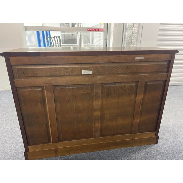French Art Deco Sideboard / Commode, Signed Workshop Creation, Neoclassical, Walnut For Sale - Image 12 of 17