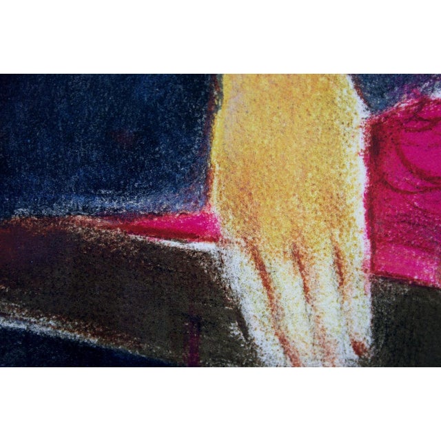Remo Squillantini La Signora in Rosso Signed Lithograph 48/175 Framed 1980s For Sale - Image 12 of 12