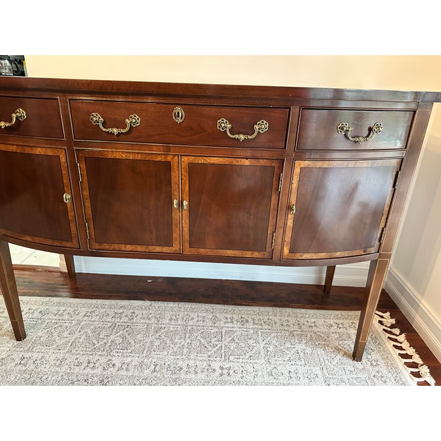Wood 1980s Hickory White Sideboard For Sale - Image 7 of 13