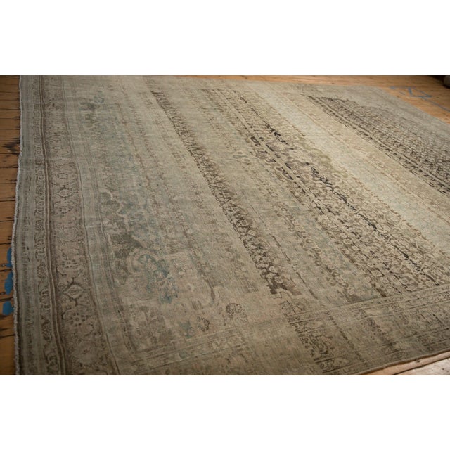 Traditional Vintage Distressed Bijar Carpet - 9'5" x 11'2" For Sale - Image 3 of 14