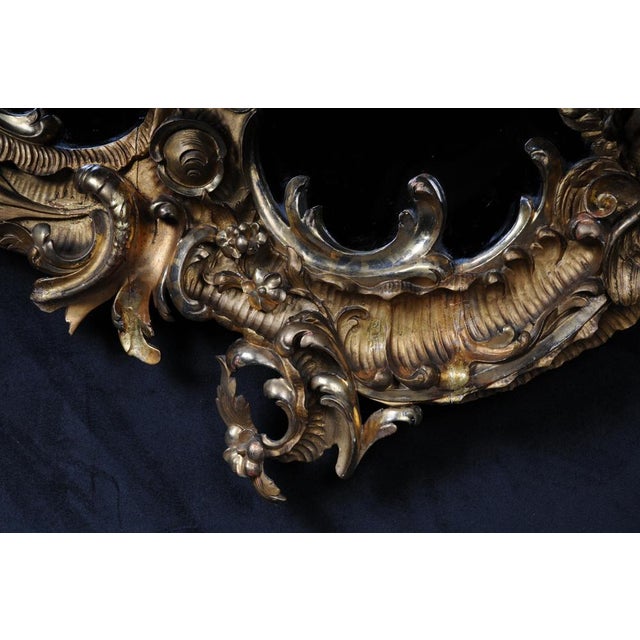 19th Century Napoleon III Rococo Mirror, 1880s For Sale - Image 5 of 18