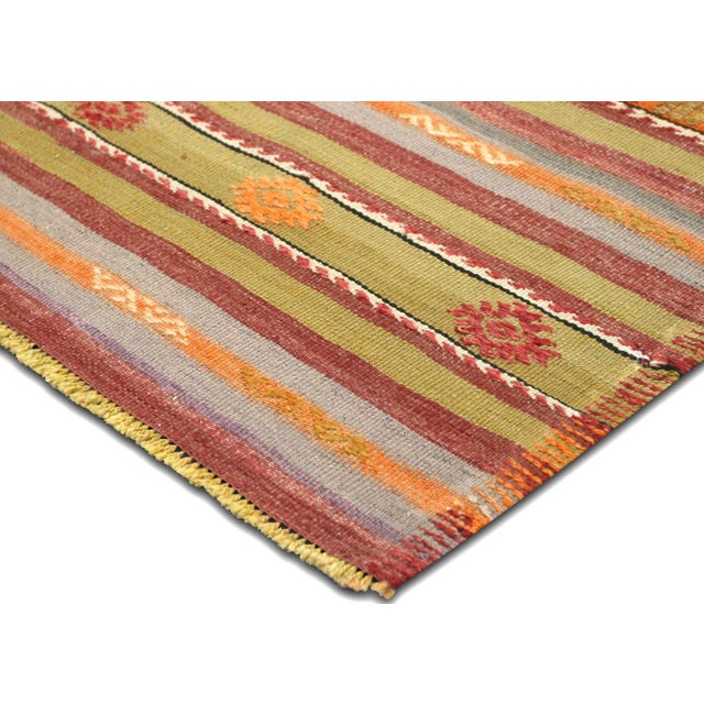 Traditional 1960s Turkish Kilim For Sale - Image 3 of 5