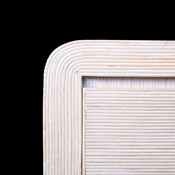 Hollywood Regency Blonde Crespi Style Chest For Sale - Image 3 of 6