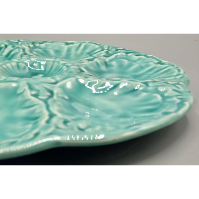 French Provincial French Oyster Plate For Sale - Image 3 of 11