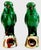 Late 19th Century Pair #2 Chinese Export Porcelain Green Sancai Glazed Parrots For Sale - Image 5 of 8
