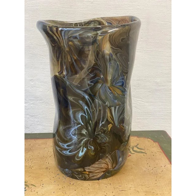 Handmade Multicolors Murano Glass Vase from Simoeng For Sale - Image 13 of 13