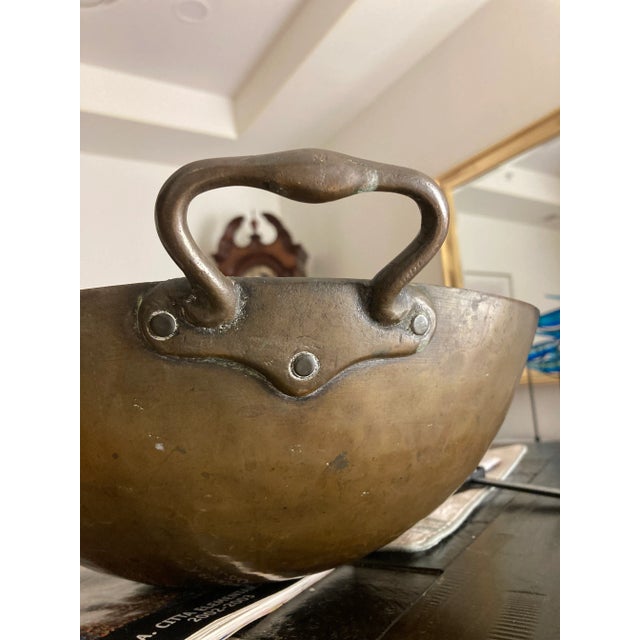 Antique Copper Hand Hammered Bowl For Sale - Image 18 of 18