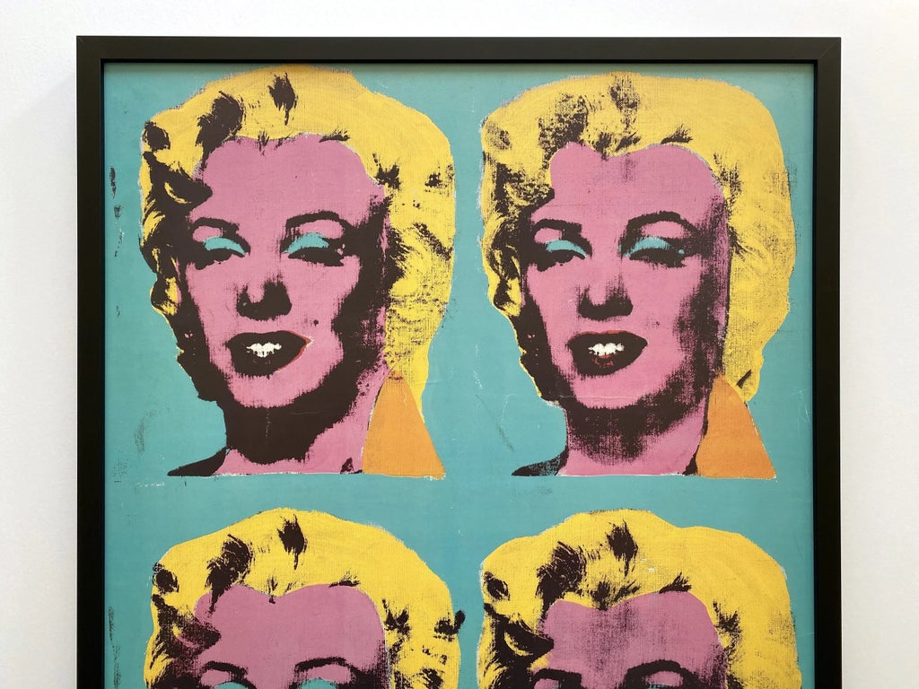 アート・デザイン・音楽 Andy Warhol, Six Lithographs Andy Warhol Vintage 1985 Pop Art Lithograph Print Hand Signed