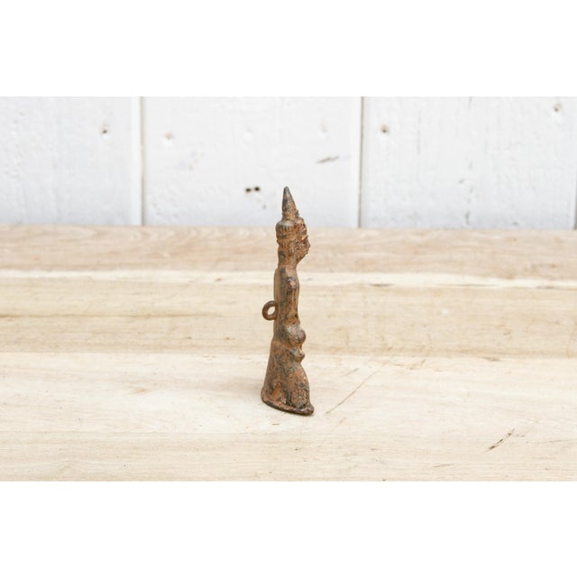 Antique Miniature Patinated Burmese Buddha For Sale - Image 4 of 9