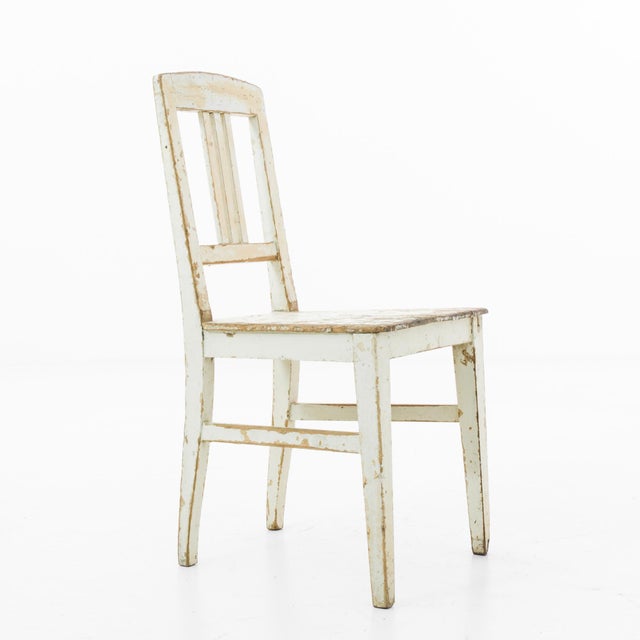 Rustic 1910s Czech Wood Patinated Chair For Sale - Image 3 of 5