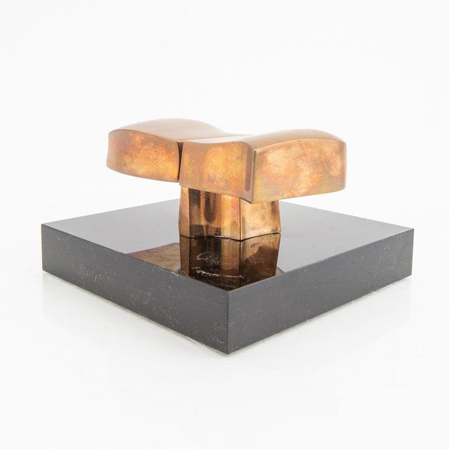 José Luis Sanchez, Abstract Sculpture, 1970s, Bronze For Sale - Image 4 of 6