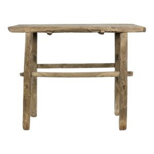 Matthew Izzo Home Small Reclaimed Solid Wood Village Console