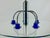 Blue Postmodern Pendant Lamp, 1990s For Sale - Image 8 of 16