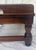 Ethan Allan Heirloom Collection Leather and Solid Wood in Nutmeg Finish Footstool For Sale - Image 11 of 13