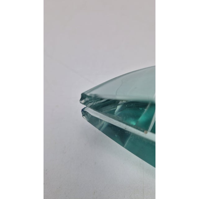 Vintage Photo Frame in Curved and Cut Glass from Fontana Arte, 1960s For Sale - Image 9 of 13