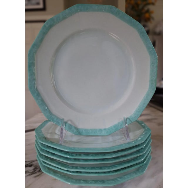 Last Chance!Antique Transitional Style Richard Briggs Inc Salad Plates - Set of 7 For Sale - Image 11 of 12