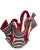 Glass 1970s Hand -Blown Art Glass Vase in 'Erupt' Pattern by Jozefina for Krosno Poland For Sale - Image 7 of 14