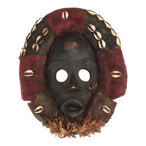 Vintage African Dan Ceremonial Dance Mask Ivory Coast 11" H