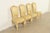 Karges Furniture Karges French Regency Louis XVI Cream Lacquered Dining Chairs, Set of Four For Sale - Image 4 of 15