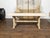 Rustic English 19th Century Natural Wood Farm Table with Trestle Base For Sale - Image 10 of 11