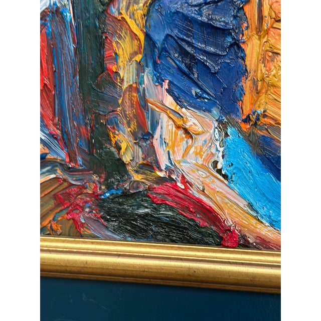 Anders Wallin, Abstract Composition, 1980s, Oil on Panel, Framed For Sale - Image 9 of 18