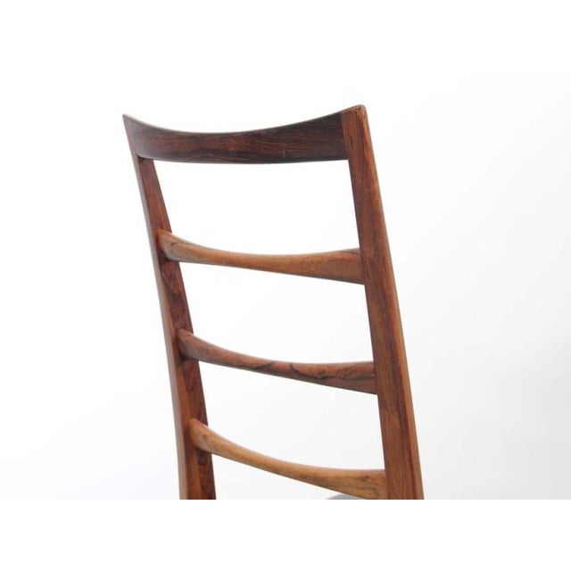 Mid-Century Scandinavian Modern Teak Chairs Model Lis attributed to Niels Koefoed, 1960s, Set of 6 For Sale - Image 10 of 11