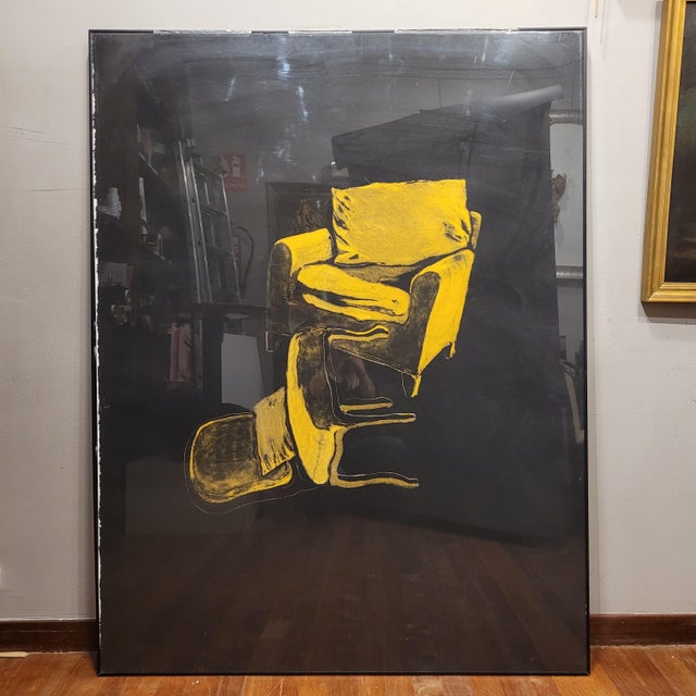 Black Juan Muñoz, Furniture XIV Furniture Series, 1996, Aquatint and Watercolor on Paper For Sale - Image 8 of 18