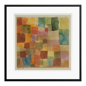 Paul Klee 'Untitled' Archival Pigment Print Framed in Black Reproduction