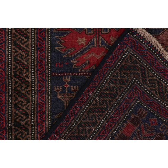 Textile Rug & Kilim’s Baluch Tribal Rug With Colorful Geometric Patterns For Sale - Image 7 of 7