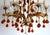 1930s Antique Gilded Metal Murano Glass Drop Chandelier from Made Murano Glass, 1930s For Sale - Image 5 of 18