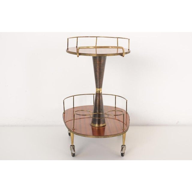 Bar Cart, Italy, 1955 For Sale - Image 4 of 12