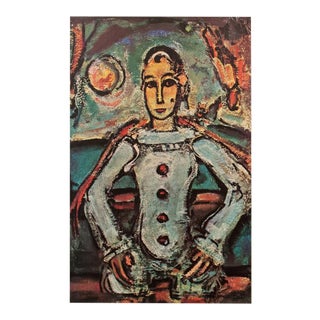 1947 After Georges Rouault, "Pierrot Aristocrate" First Edition Period Lithograph For Sale