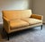 Elegant custom upholstered loveseat by renowned luxury furniture maker A. Rudin. This sophisticated designer piece...