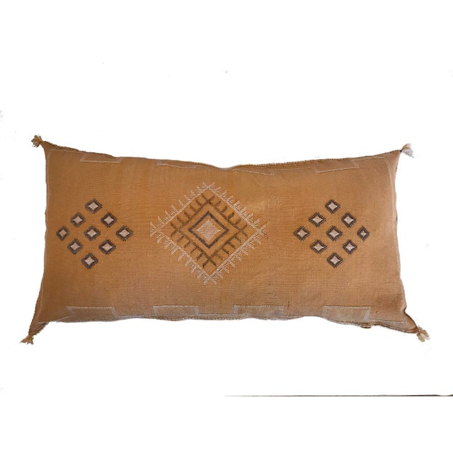 our Handwoven cactus silk pillow cover aka Moroccan sabra pillows are refashioned from a cactus silk rug, the cactus silk...