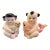 Vintage Chinese Porcelain Figurines of Baby Boy and Baby Girl For Sale