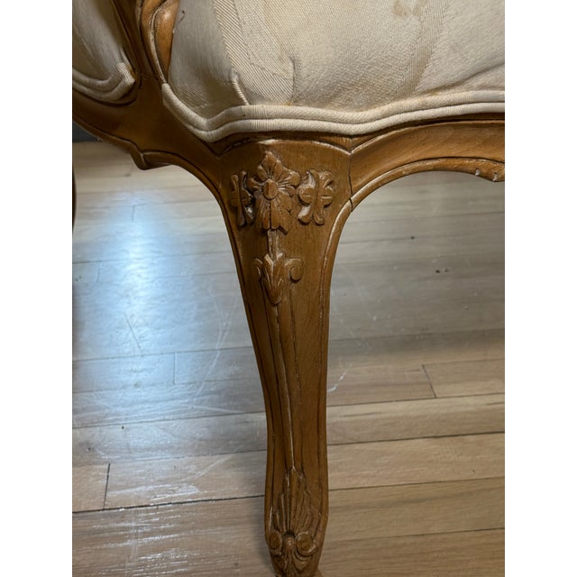 Chamberry Rare Designer Century Furniture French Styley Armchairs (Pair) – Vintage For Sale - Image 10 of 12