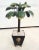 Chelsea House Inc Vintage Miniature Tole Potted Palm Tree Regency Room Decor Topiary For Sale - Image 4 of 4