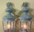Magnificent Pair of Vintage Solid Brass Eagle-Topped Wall Lanterns For Sale - Image 9 of 17