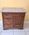 Victorian Antique Eastlake Victorian Burl Walnut Taupe Marble Top Washstand C1890s For Sale - Image 3 of 12