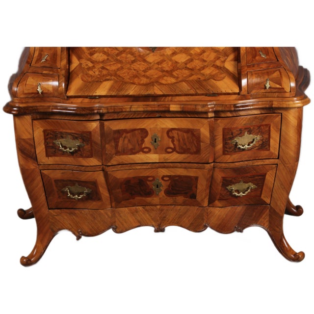 Baroque Museum Secretary Mainz in Walnut, 1750s For Sale - Image 9 of 18