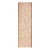 Vintage Mid Century Ivory Minimalist American Folk Art Hooked Hallway Runner Rug For Sale